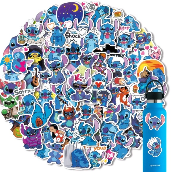 Stitch Stickers 12 Vinyl Stickers - Mystery Bundle - Picture 1 of 5